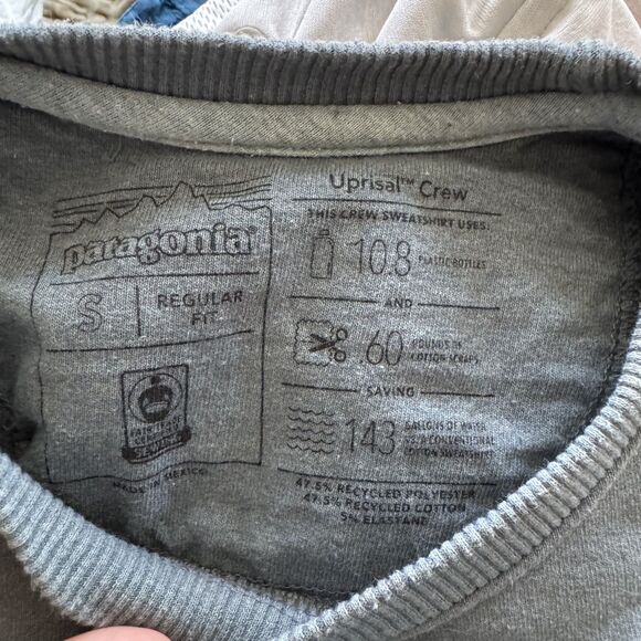 Patagonia Men's Arched Fitz Roy Bear Uprisal Crew Sweatshirt Size S - Picture 3 of 5